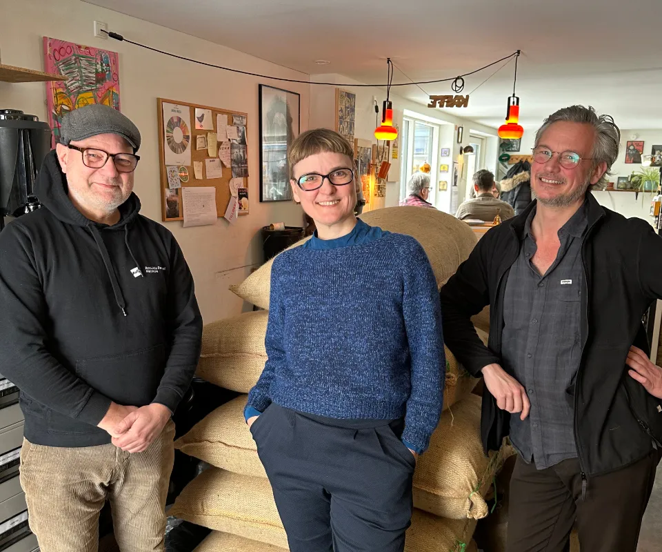 Mimi Larsson, Morten Riiskjær og Hans Christian Nielsen.